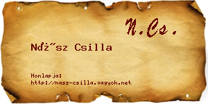 Nász Csilla névjegykártya